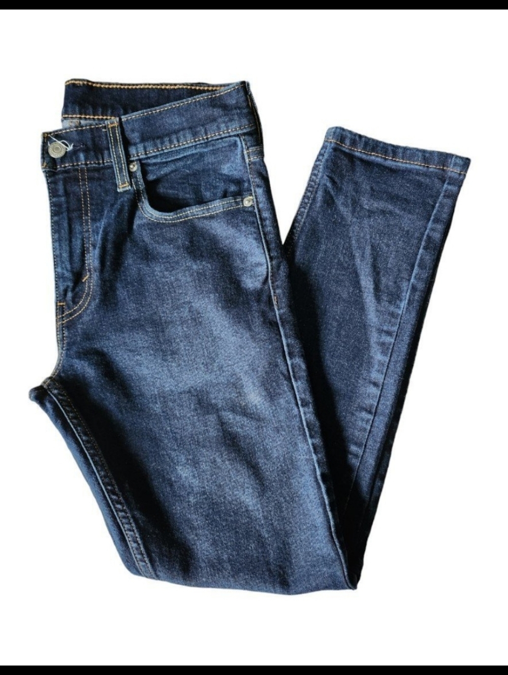 Levi's Dark Blue Slim Straight Jeans